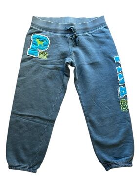 Y2K Victorias Secret Pink Blue Sweatpants Woman’s Size Small 2007 Y2K